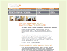 Tablet Screenshot of beratungsstellepsychotherapie.de